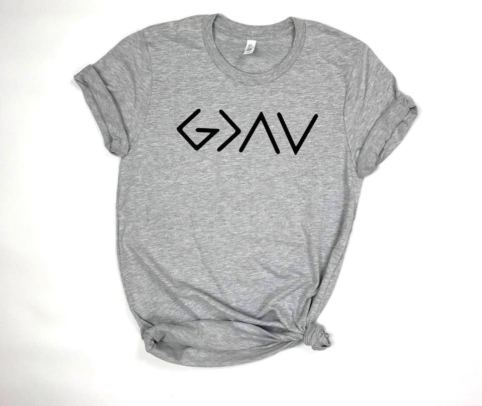 God is Greater Unisex Cotton T-Shirt - Street Style